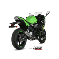 MIVV-Komplettanlage 2x1 - MK3 - Edelstahl für KAWASAKI - NINJA 650 BJ. 2017 > 2023 - K.044.SM3X