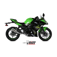 MIVV-Komplettanlage 2x1 - MK3 - Edelstahl für KAWASAKI - NINJA 650 BJ. 2017 > 2023 - K.044.SM3X