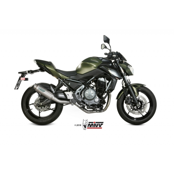 MIVV-Komplettanlage 2x1 - GPpro - Titan für KAWASAKI - Z650 BJ. 2017 > 2023 - K.044.L6P