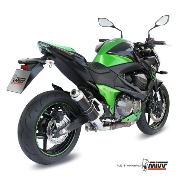 MIVV-SLIP-ON - GP - Carbon für KAWASAKI - Z800 BJ. 2013 > 2016 - K.032.L2S