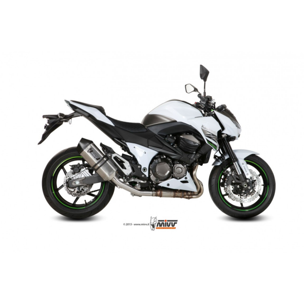 MIVV-SLIP-ON - SPEED EDGE - Edelstahl für KAWASAKI - Z800 BJ. 2013 > 2016 - K.032.LRX