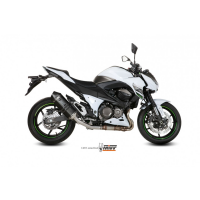 MIVV-SLIP-ON - SPEED EDGE - Edelstahl Schwarz für KAWASAKI - Z800 BJ. 2013 > 2016 - K.032.LRB