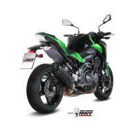 MIVV-SLIP-ON - SUONO - Edelstahl Schwarz für KAWASAKI - Z900 BJ. 2017 > 2019 - K.045.L9