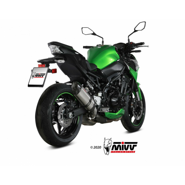 MIVV Auspuff - SLIP-ON - SUONO - Edelstahl für KAWASAKI Z900 - K.052.L7