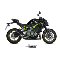 MIVV-SLIP-ON - MK3 - Edelstahl Schwarz für KAWASAKI - Z900 A2 (35 KW / 70 KW) BJ. 2017 > 2024 - K.056.LM3B