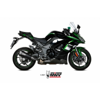 MIVV Auspuff - SLIP-ON - DELTA RACE - Edelstahl-Schwarz für KAWASAKI NINJA 1000 SX / TOURER - K.054.LDRB