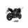 MIVV-SLIP-ON - DELTA RACE - Edelstahl Schwarz für KAWASAKI - NINJA 1000 SX / TOURER BJ. 2020 > 2024 - K.054.LDRB