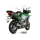 MIVV-SLIP-ON - DELTA RACE - Edelstahl für KAWASAKI - Versys 1000 / S / SE BJ. 2019 > 2024 - K.049.LDRX