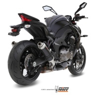 MIVV-2 SLIP-ON - GP - Edelstahl Schwarz für KAWASAKI - Z1000 / Z1000 R EDITION BJ. 2014 > 2020 - K.039.LXB