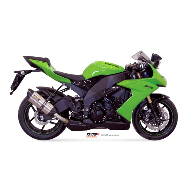 MIVV-SLIP-ON - SUONO - Edelstahl für KAWASAKI - ZX-10 R BJ. 2008 > 2010 - K.021.L7