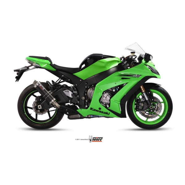 MIVV-SLIP-ON - GP - Carbon für KAWASAKI - ZX-10 R BJ. 2011 > 2015 - K.026.L2S