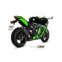 MIVV-SLIP-ON - SUONO - Edelstahl Schwarz für KAWASAKI - ZX-10 R / RR / SE BJ. 2016 > 2024 - K.042.L9