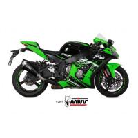 MIVV-SLIP-ON - DELTA RACE - Carbon für KAWASAKI - ZX-10 R / RR / SE BJ. 2016 > 2024 - K.042.LDRC