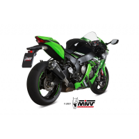 MIVV-SLIP-ON - DELTA RACE - Carbon für KAWASAKI - ZX-10 R / RR / SE BJ. 2016 > 2024 - K.042.LDRC