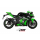 MIVV-SLIP-ON - DELTA RACE - Carbon für KAWASAKI - ZX-10 R / RR / SE BJ. 2016 > 2024 - K.042.LDRC