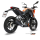 MIVV-Komplettanlage 1x1 - SUONO - Edelstahl Schwarz für KTM - 125 DUKE BJ. 2011 > 2016 - KT.009.L9