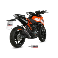 MIVV-SLIP-ON - SUONO - Edelstahl Schwarz für KTM - 125 DUKE BJ. 2017 > 2020 - KT.019.L9