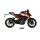 MIVV-SLIP-ON - SUONO - Edelstahl Schwarz für KTM - 125 DUKE BJ. 2017 > 2020 - KT.019.L9