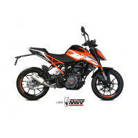 MIVV-SLIP-ON - MK3 - Edelstahl für KTM - 125 DUKE BJ. 2017 > 2020 - KT.019.SM3X