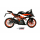 MIVV-SLIP-ON - X-M1 - Edelstahl Schwarz für KTM - 125 DUKE BJ. 2017 > 2020 - KT.019.LC4B