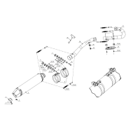 MIVV-Komplettanlage 1x1 - OVAL - Edelstahl für KTM -...