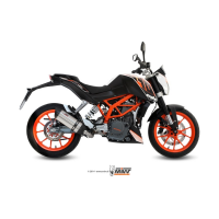 MIVV-Komplettanlage 1x1 - SUONO - Edelstahl für KTM - 390 DUKE BJ. 2013 > 2016 - KT.012.L7