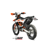 MIVV-SLIP-ON - STR1 - Edelstahl Schwarz für KTM - 690 ENDURO R BJ. 2019 > 2020 - M.KT.031.LXBC