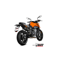 MIVV-SLIP-ON - X-M5 - Edelstahl Schwarz für KTM - 790 DUKE BJ. 2018 > 2020 - KT.020.LC5B