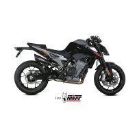 MIVV-SLIP-ON - X-M5 - Edelstahl Schwarz für KTM - 790 DUKE BJ. 2018 > 2020 - KT.020.LC5B