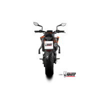 MIVV-SLIP-ON - X-M5 - Edelstahl Schwarz für KTM - 790 DUKE BJ. 2018 > 2020 - KT.020.LC5B