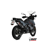 MIVV-SLIP-ON - DAKAR - Edelstahl Schwarz für KTM - 890 ADVENTURE / R BJ. 2020 > 2024 - KT.021.LEKB