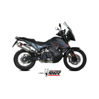 MIVV-SLIP-ON - DAKAR - Edelstahl für KTM - 890 ADVENTURE / R BJ. 2020 > 2024 - KT.021.LEKX