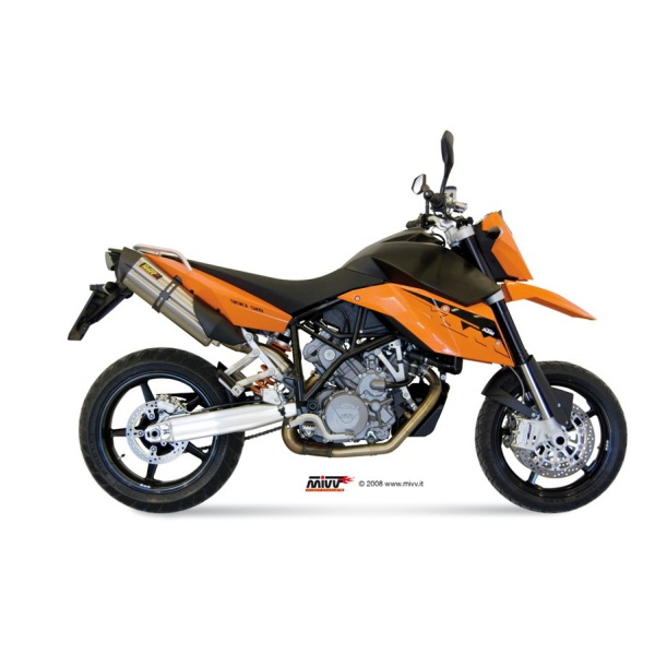 MIVV-2 BOLT-ON - SUONO - Edelstahl für KTM - LC8 950 SUPERMOTO R BJ. 2005 > 2006 - KT.005.L7