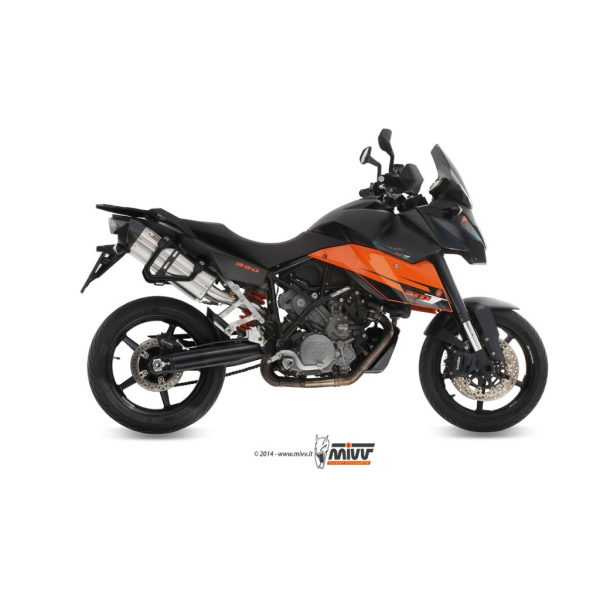 MIVV-2 SLIP-ON - SUONO - Edelstahl für KTM - 990 SUPERMOTO SMT BJ. 2009 > 2013 - KT.013.L7