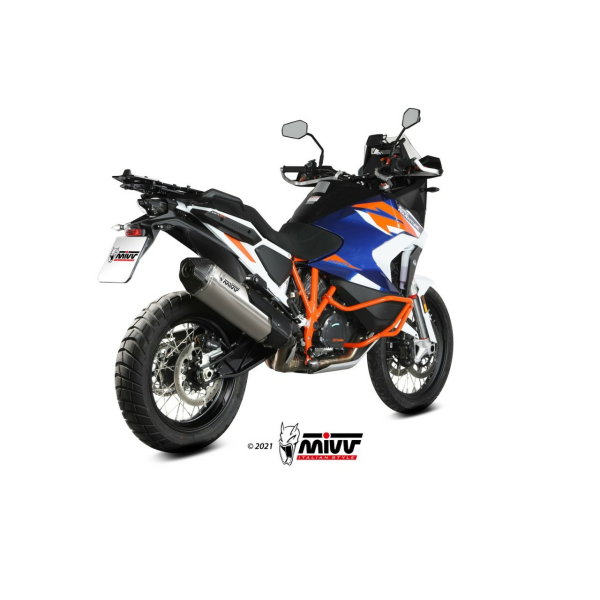 MIVV Auspuff - SLIP-ON - SPEED EDGE - Titan für KTM 1290 SUPER ADVENTURE / R / S / T - KT.027.LRT