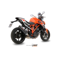 MIVV-SLIP-ON - OVAL - Carbon mit Carbon Endkappe für KTM - 1290 SUPERDUKE BJ. 2014 > 2019 - KT.014.L3C