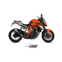 MIVV-SLIP-ON - DELTA RACE - Edelstahl Schwarz für KTM - 1290 SUPERDUKE BJ. 2014 > 2019 - KT.014.LDRB