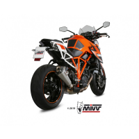 MIVV-SLIP-ON - DELTA RACE - Edelstahl für KTM - 1290 SUPERDUKE BJ. 2014 > 2019 - KT.014.LDRX