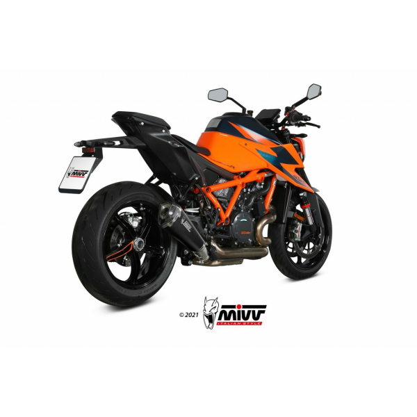 MIVV Auspuff - SLIP-ON - DELTA RACE - Carbon für KTM 1290 SUPERDUKE R / EVO - KT.026.LDRC