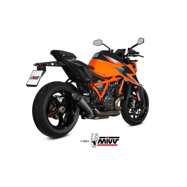 MIVV-SLIP-ON - X-M5 - Titan für KTM - 1290 SUPERDUKE R / EVO BJ. 2021 > 2023 - KT.026.LC5T