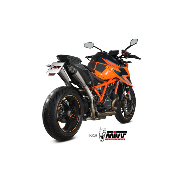 MIVV-2 SLIP-ON - X-M5 - Titan für KTM - 1290 SUPERDUKE R / EVO BJ. 2021 > 2023 - KT.028.LC5T