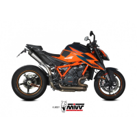 MIVV-2 SLIP-ON - X-M5 - Titan für KTM - 1290 SUPERDUKE R / EVO BJ. 2021 > 2023 - KT.028.LC5T