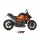 MIVV-2 SLIP-ON - X-M5 - Titan für KTM - 1290 SUPERDUKE R / EVO BJ. 2021 > 2023 - KT.028.LC5T