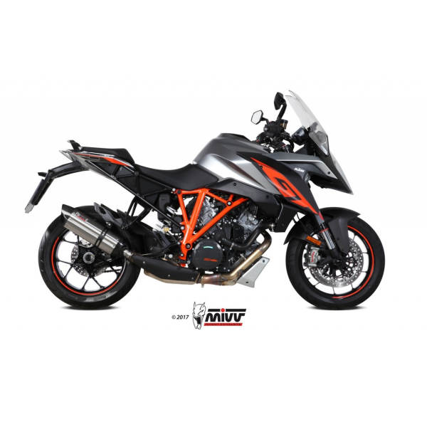 MIVV-SLIP-ON - SUONO - Edelstahl für KTM - 1290 SUPERDUKE GT BJ. 2016 > 2024 - KT.018.L7