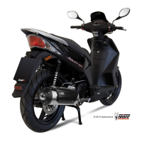 MIVV-Komplettanlage 1x1 - URBAN - Edelstahl für KYMCO - AGILITY 125 R16+ BJ. 2014 > 2016 - C.KY.0015.B