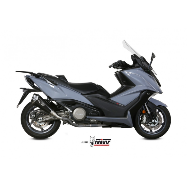 MIVV-SLIP-ON - DELTA RACE - Edelstahl für KYMCO - AK550 BJ. 2017 > 2020 - O.008.LDRB