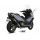 MIVV-Komplettanlage 2x1 - SPEED EDGE - Edelstahl Schwarz für KYMCO - AK550 BJ. 2017 > 2020 - O.009.LRB