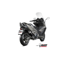 MIVV-SLIP-ON - GPpro - Edelstahl Schwarz für KYMCO - AK550 BJ. 2021 > 2024 - O.011.SXBP