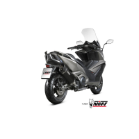 MIVV-SLIP-ON - SR-1 - Edelstahl Schwarz für KYMCO - AK550 BJ. 2021 > 2024 - O.011.LR1XB