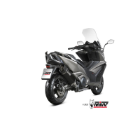 MIVV-SLIP-ON - SR-1 - Titan Schwarz für KYMCO - AK550 BJ. 2021 > 2024 - O.011.LR1TB